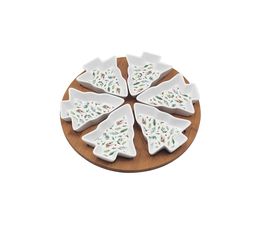 Joe Davies - Tree Dishes Round Bamboo Tray