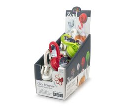 Zeal - Suction Base Hooks Large White Single