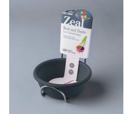 Zeal - Silicone Spoon Rest and Basting Bowl Dark Grey