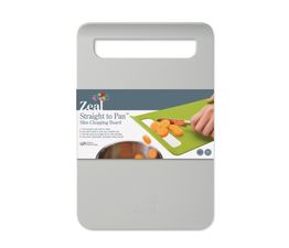 Zeal - Slim Straight to Pan Large Chopping Board French Grey