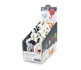 Zeal - Suction Base Hooks Medium - White