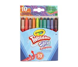 Crayola - Swirl Mini Twistable Crayons 10 Pack