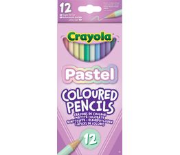 Crayola - Pastel Coloured Pencils 12 Pack