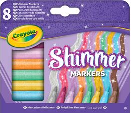 Crayola - Shimmer Markers 8 Pack
