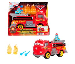 Disney &amp; Pixar Cars - Radiator Springs Race &amp; Rescue Fire Fighting Red &amp; Guido Playset