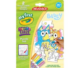 Crayola - My First Crayola Bluey Colour &amp; Erase Puzzle