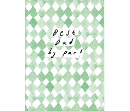 Fathers Day Card - Best Dad By Par