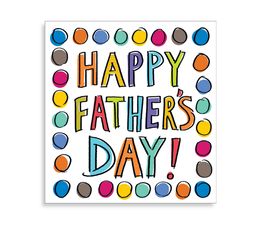 Fathers Day Card - Dots