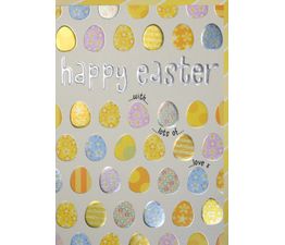Easter Card - Happy Easter Eggs