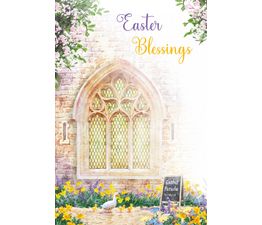 Easter Card - Rel Church Window