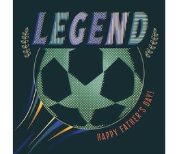 Fathers Day Card - Football