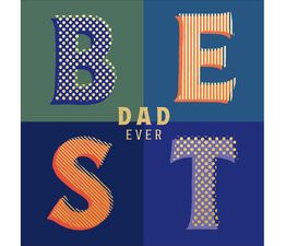 Fathers Day Card - Best Dad Ever
