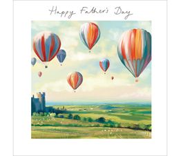 Fathers Day Card - Hot Air Balloons