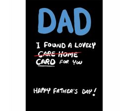 Fathers Day Card - Lovely Care Home Joke