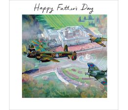 Fathers Day Card - Memorial Flight Over Buckingham Palace