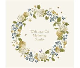 Mothers Day Card - Harebells Wreath