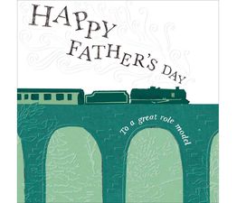 Fathers Day Card - Steam Train