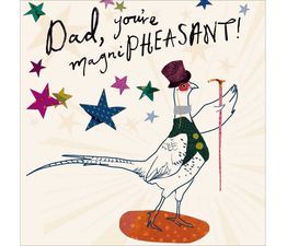 Fathers Day Card - Strutting Pheasant