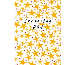 Fathers Day Card - Superstar Dad