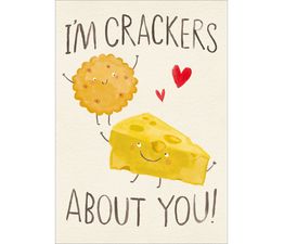 Valentines Day Card - Cheese &amp; Cracker