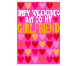 Valentines Day Card - Girlfriend Happy Valntines Day