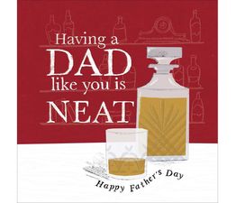 Fathers Day Card - Whisky