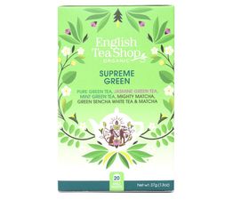 English Tea Shop Organic - Supreme Green Tea 20 Bag Sachets