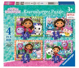 Ravensburger - Gabbys Dollhouse 4-in-a-Box Jigsaw Puzzle