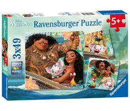 Ravensburger - Moana 3 x 49 Piece Jigsaw Puzzle