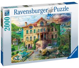 Ravensburger - Now &amp; Then Cove Manor Echoes 2000 Piece Jigsaw Puzzle