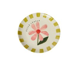 Belly Button Designs - Stoneware Plate Olive