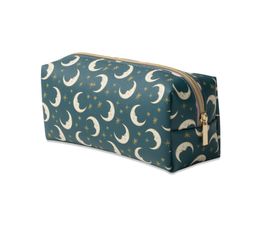 Designworks Ink - Vegan Leather Pouch Teal Moon