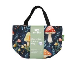 Eco Chic -Lightweight Foldable Lunch Bag Black Toadstool