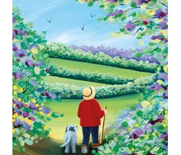 The Eco Friendly Card Co - Striding into Spring Card