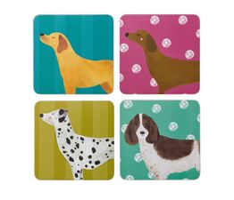 Creative Tops - Dog Print Pack of 4 Premium Coasters