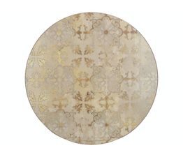 Creative Tops - Gold Impressions Pack Of 4 Premium Round Placemats