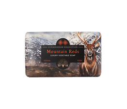 English Soap Company - Cunningham Collection Mountain Reds Bergamot &amp; Cedar Soap 190g