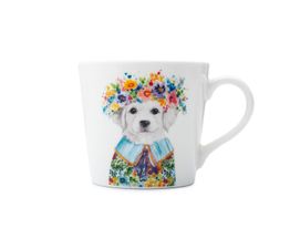 Mikasa - Tipperleyhill Puppy Print Fine China Mug