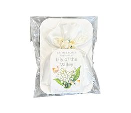 White Rose Aromatics - Butterfly Garden Lily Of The Valley Fragrant Satin Bag
