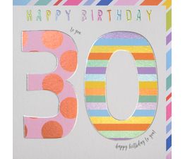 30th Birthday Card