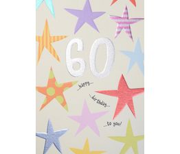 60th Birthday Card