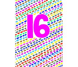Age 16 Birthday Card