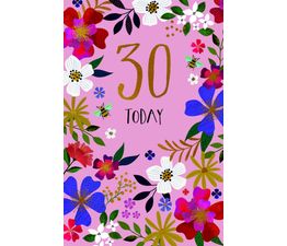 Age 30 Birthday Card