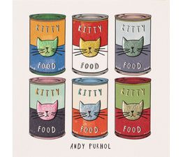 Andy Purhol Greetings Card