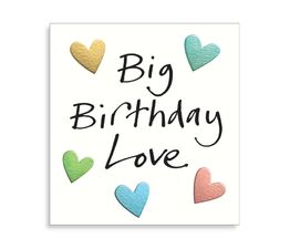 Big Birthday Love Birthday Card