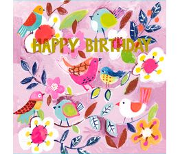 Birds Birthday Card