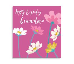 Happy Birthday Grandmother Greetings Card