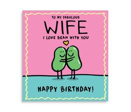 Happy Birthday Wife Greetings Card