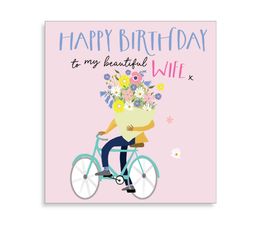 Happy Birthday Wife Greetings Card
