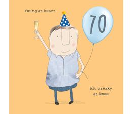 70th Creaky Birthday Card